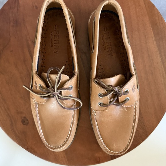 Sperry Men's Authentic Original 2 Eye Leather Boat Shoe Sahara 0197640 US 11.5 - Picture 10 of 12